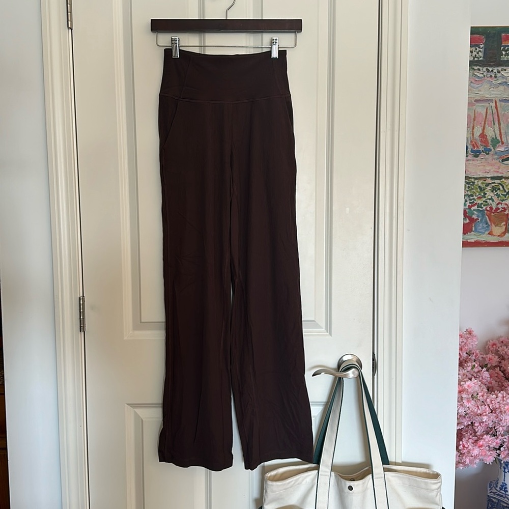 Lululemon Align Wide Legged Ribbed Pants